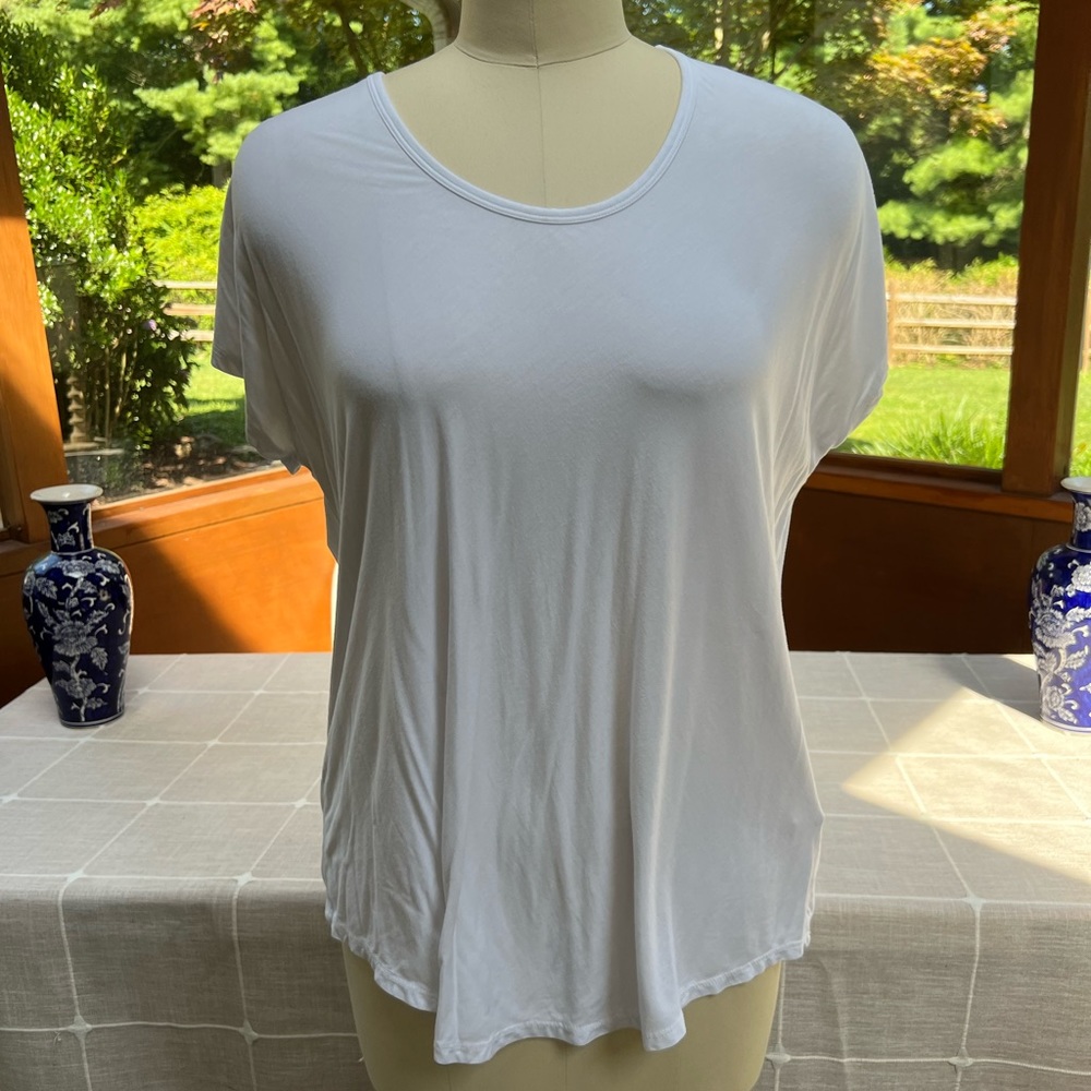 Lands End White tee